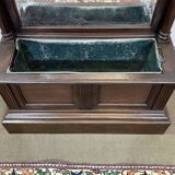 Vestiaire en chêne de la fin XIXème avec sa jardinière