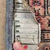Blue oriental rug with pattern