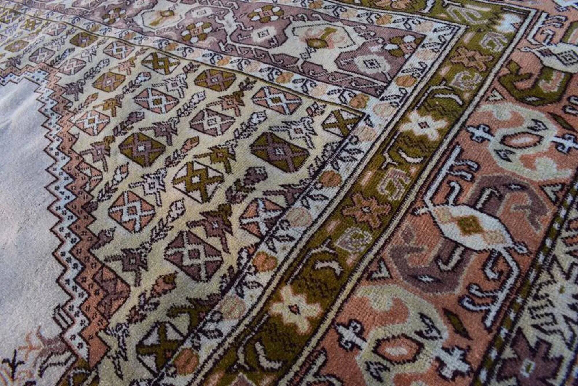 Tapis Oushak turc vintage