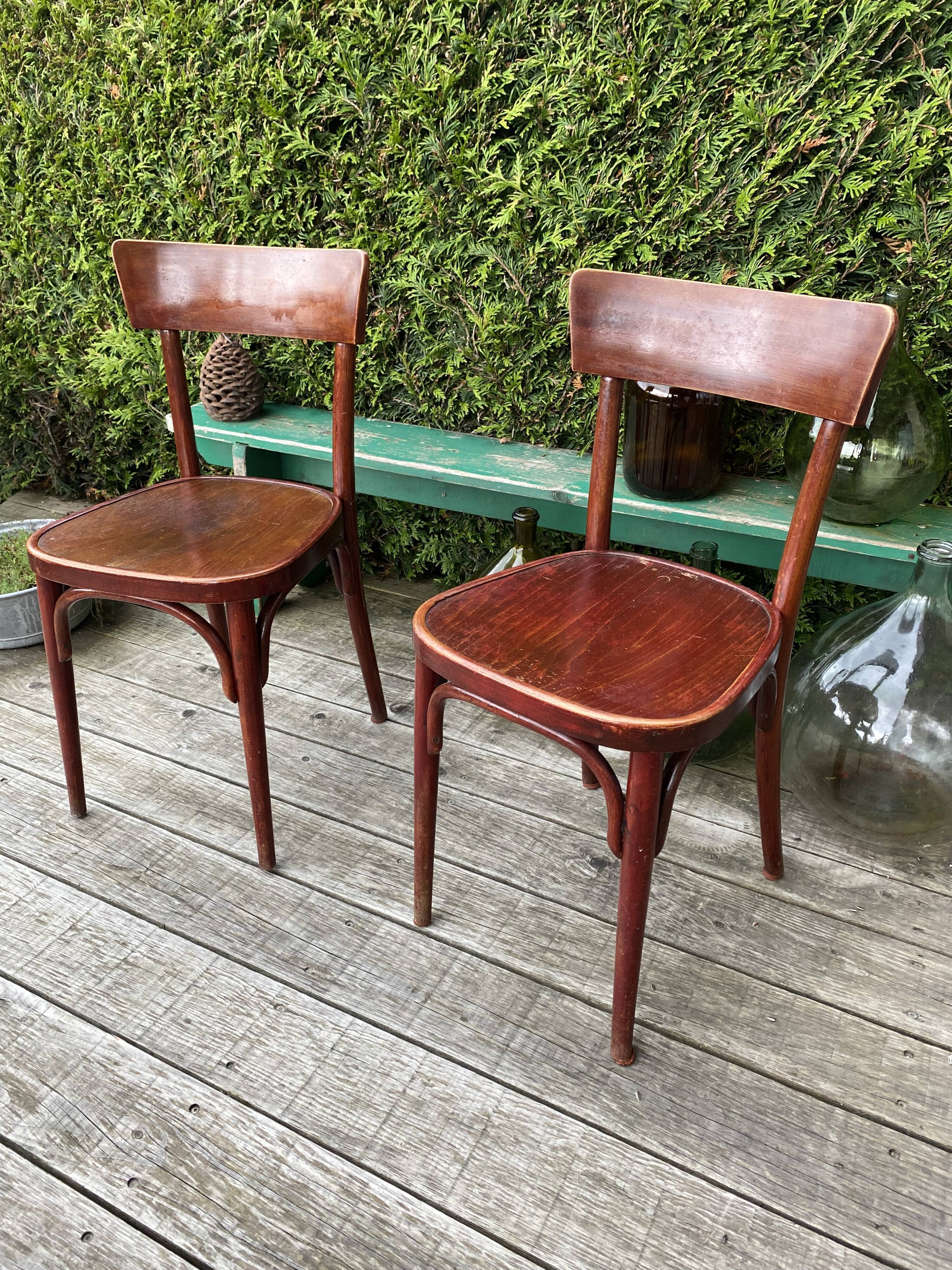 Thonet bistro chairs