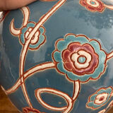 Vase boule faïence années 30