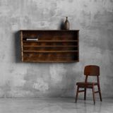 Rustic vernacular wall shelf, France, 19th century