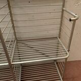 20th century curved aluminum bakery rack