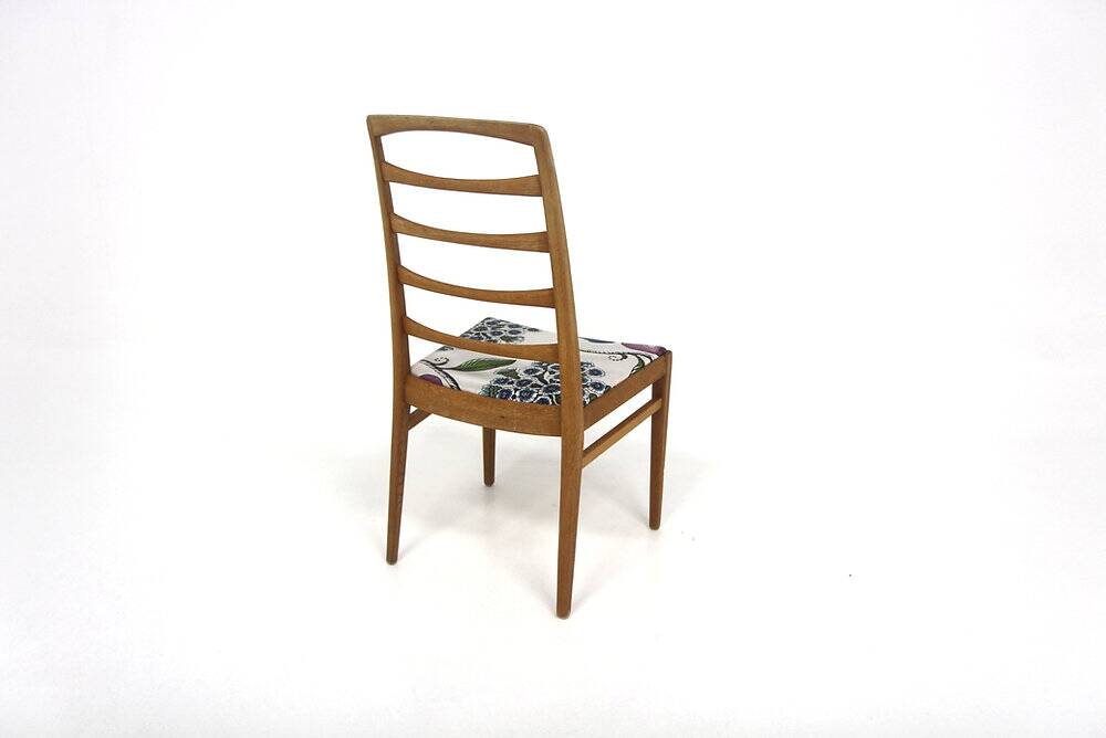 Set of 6 Scandinavian "Reno" chairs in oak, Bodafors, Sweden, 1960.
