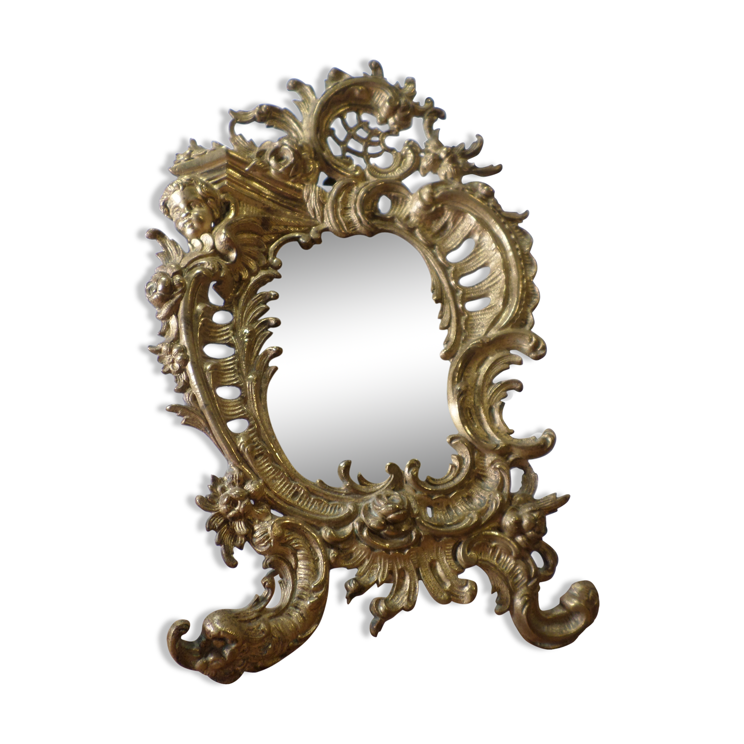 Baroque mirror bronze