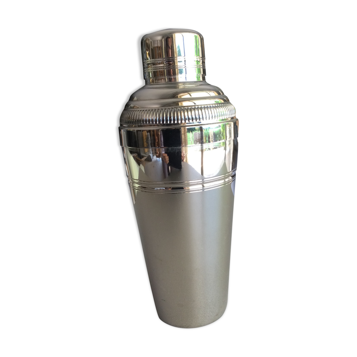 Silver metal shaker