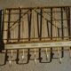 Grid hung keys, gilded metal, vintage 1960s