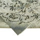 Handmade Distressed Oriental 1980s 184 cm x 283 cm Grey Rug