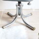 Pair of workshop chairs from the 50s in chrome steel and imitation leather