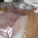 Plexiglas coffee table 70s