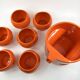 Ceramic bowl/pitcher set • Georges Lanteri for A.R.P. • Circa 70s