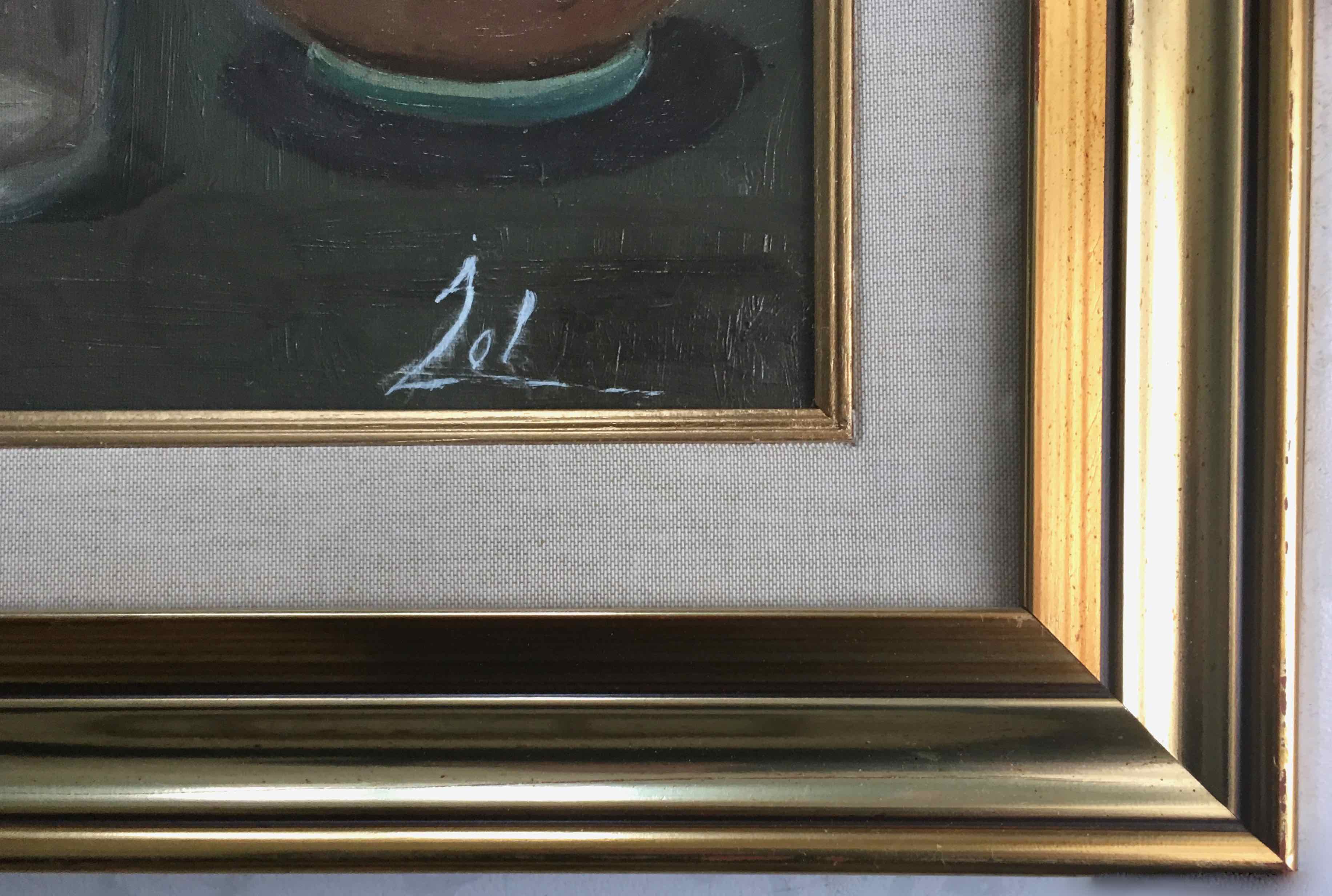 Oil painting on canvas "transparencies"