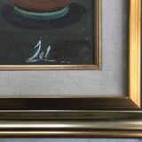 Tableau huile sur toile « transparences »