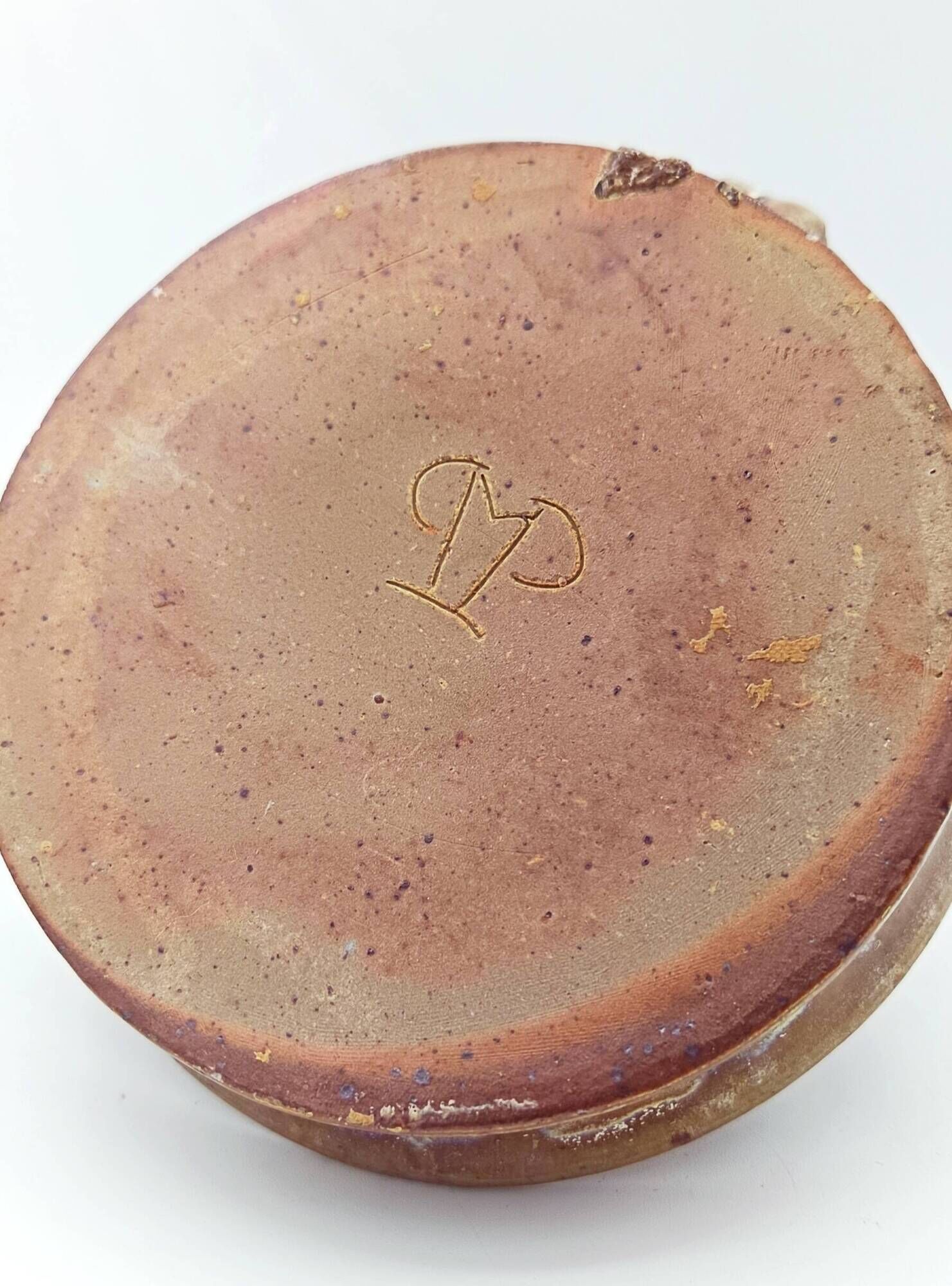 Stoneware candlestick by Pierre Pigaglio – Saint-Amand-en-Puisaye