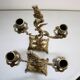 Pair of gilded bronze candlesticks