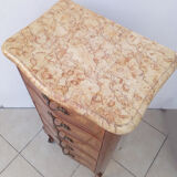 Chest 5 drawers inlaid