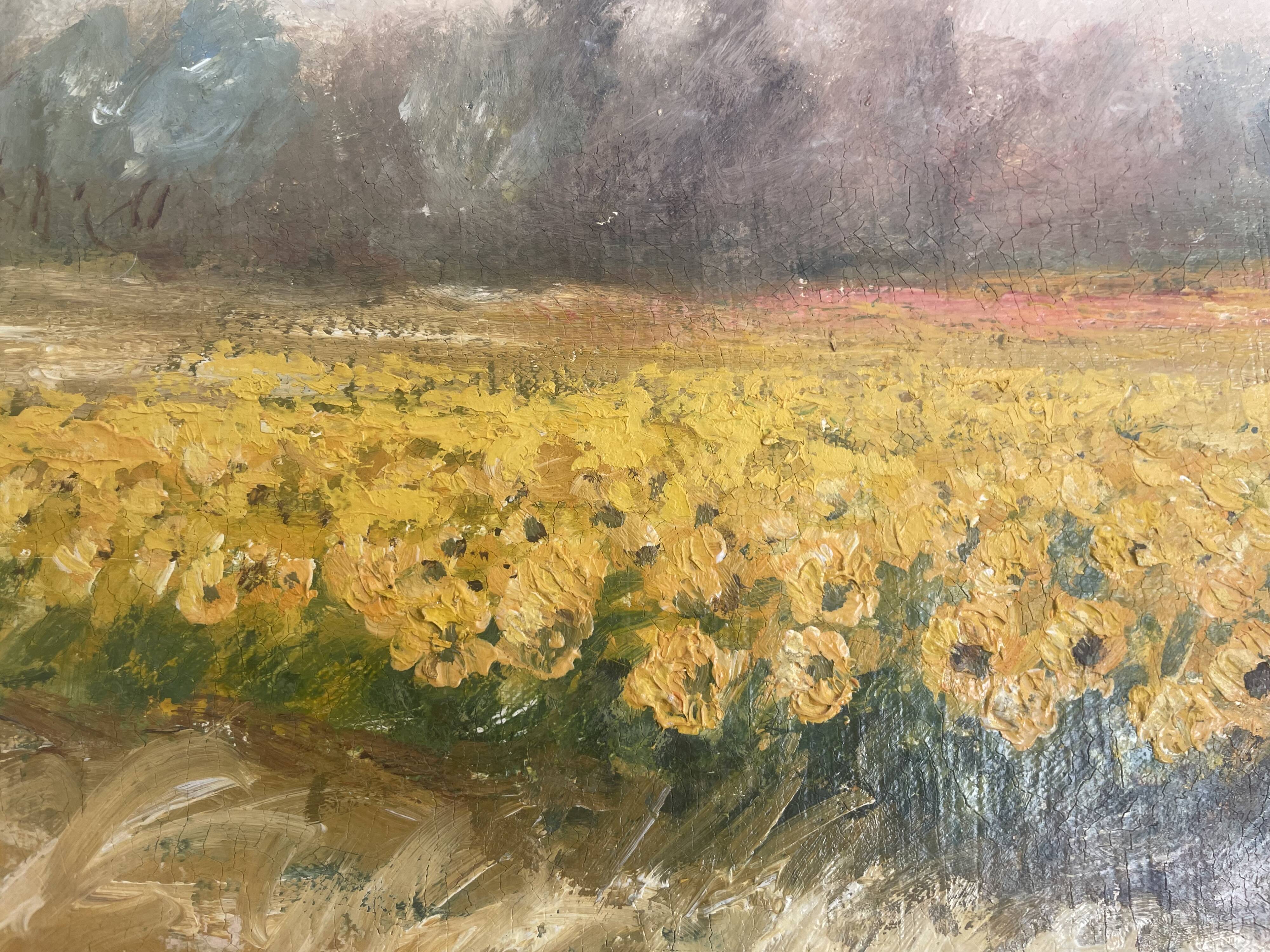 Tableau huile sur toile signé Claude Laz 1996