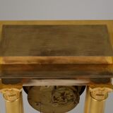 Pendulum portico period restoration bronze dore early nineteenth