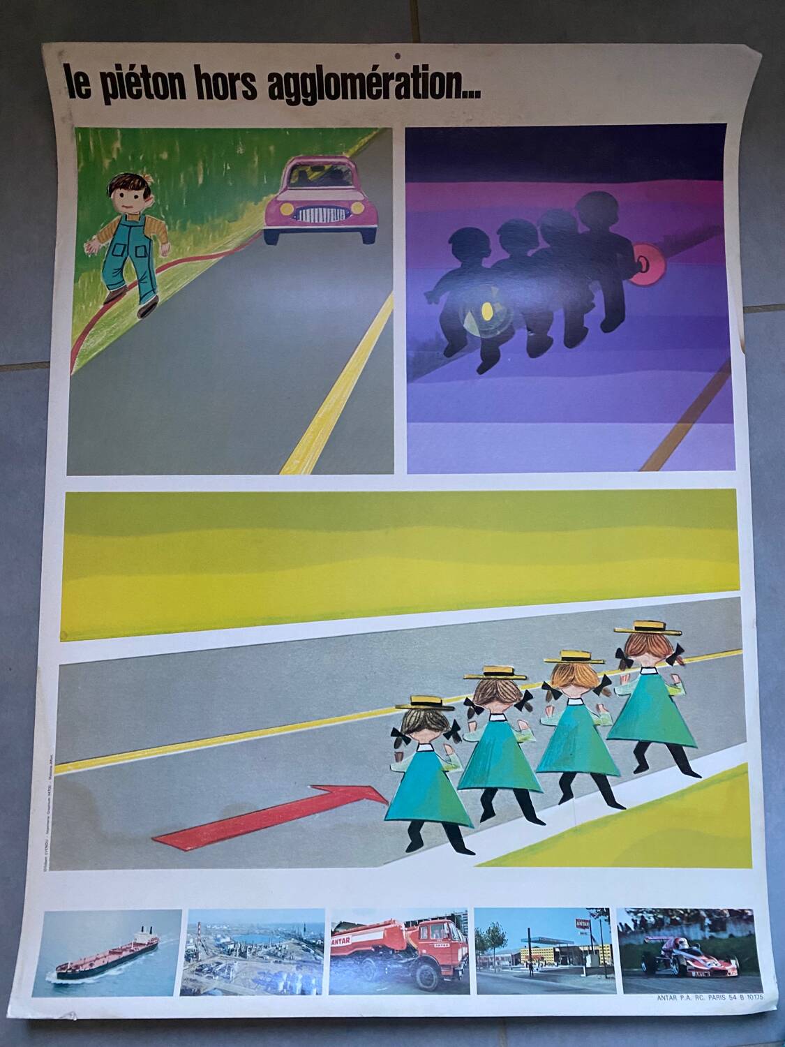 Lot de 16 affiches pédagogiques sur la sécurité routière