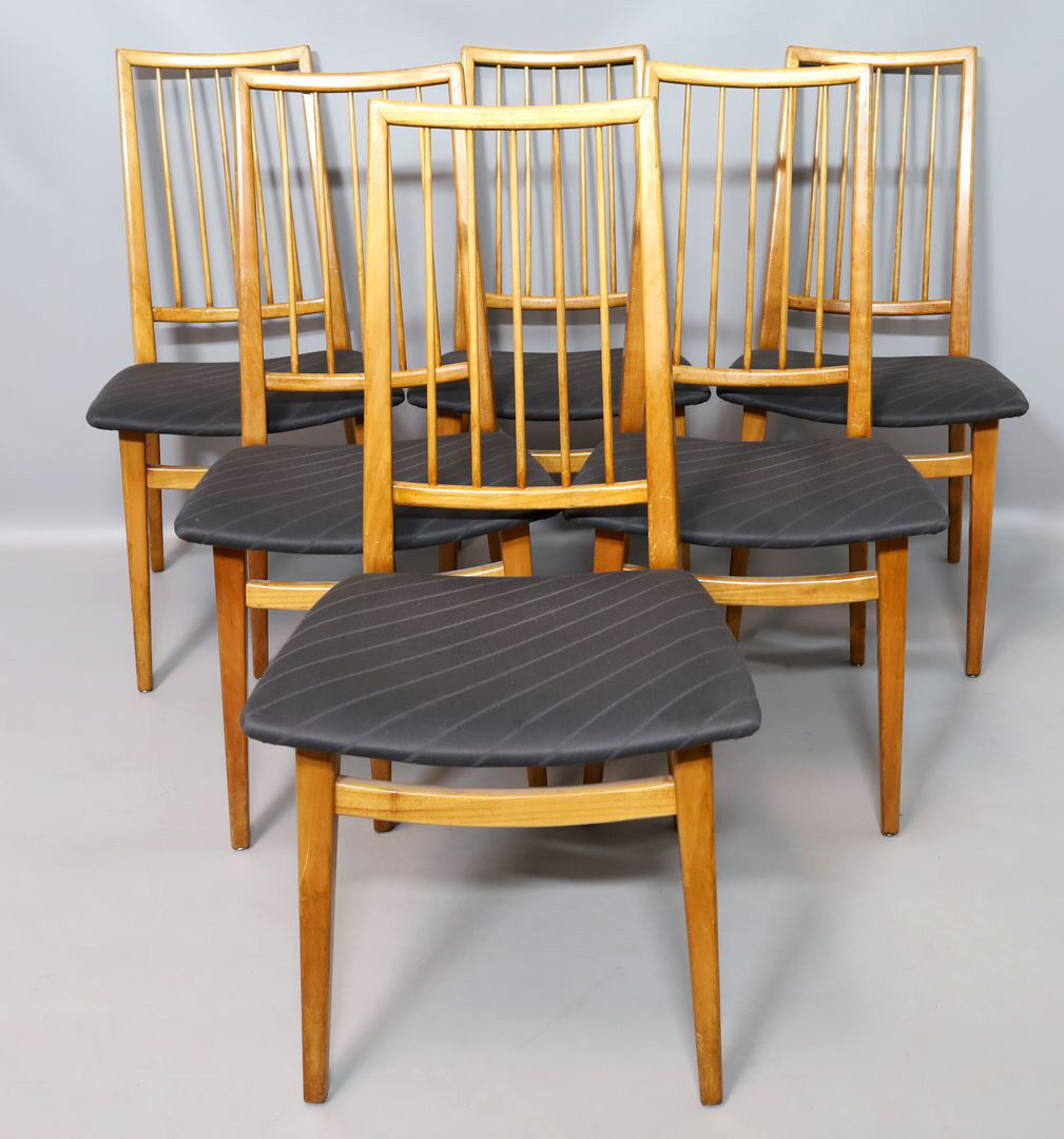 Set of 6 Danish dining chairs 1960