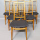 Set of 6 Danish dining chairs 1960