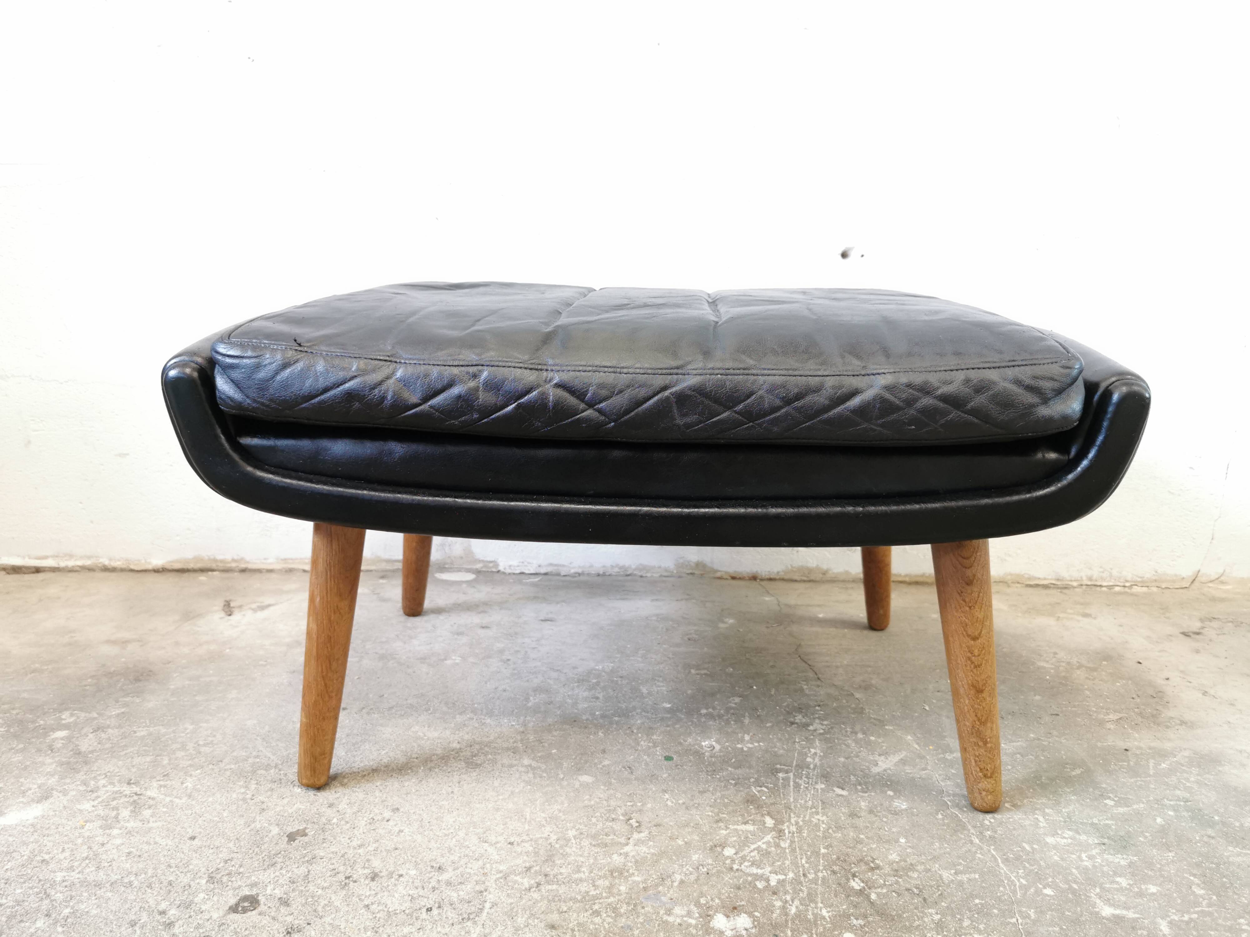 Ottoman/Ottoman/Scandinavian leather footrest