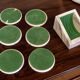 Set de sous verres en marbre de Carrare