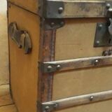 Antique curved transport trunk circa 1900 B.Vinay