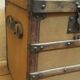 Antique curved transport trunk circa 1900 B.Vinay