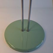 Josef Hůrka for Lidokov Midcentury Modern Table Lamp in Green Metal