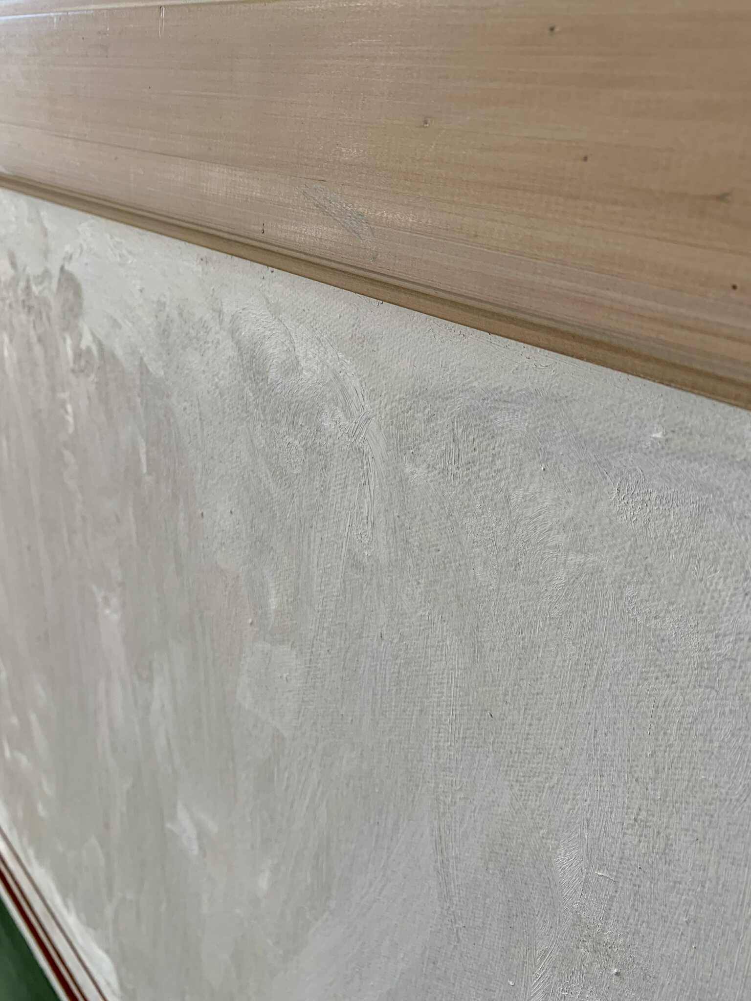 Abstract painting between two worlds