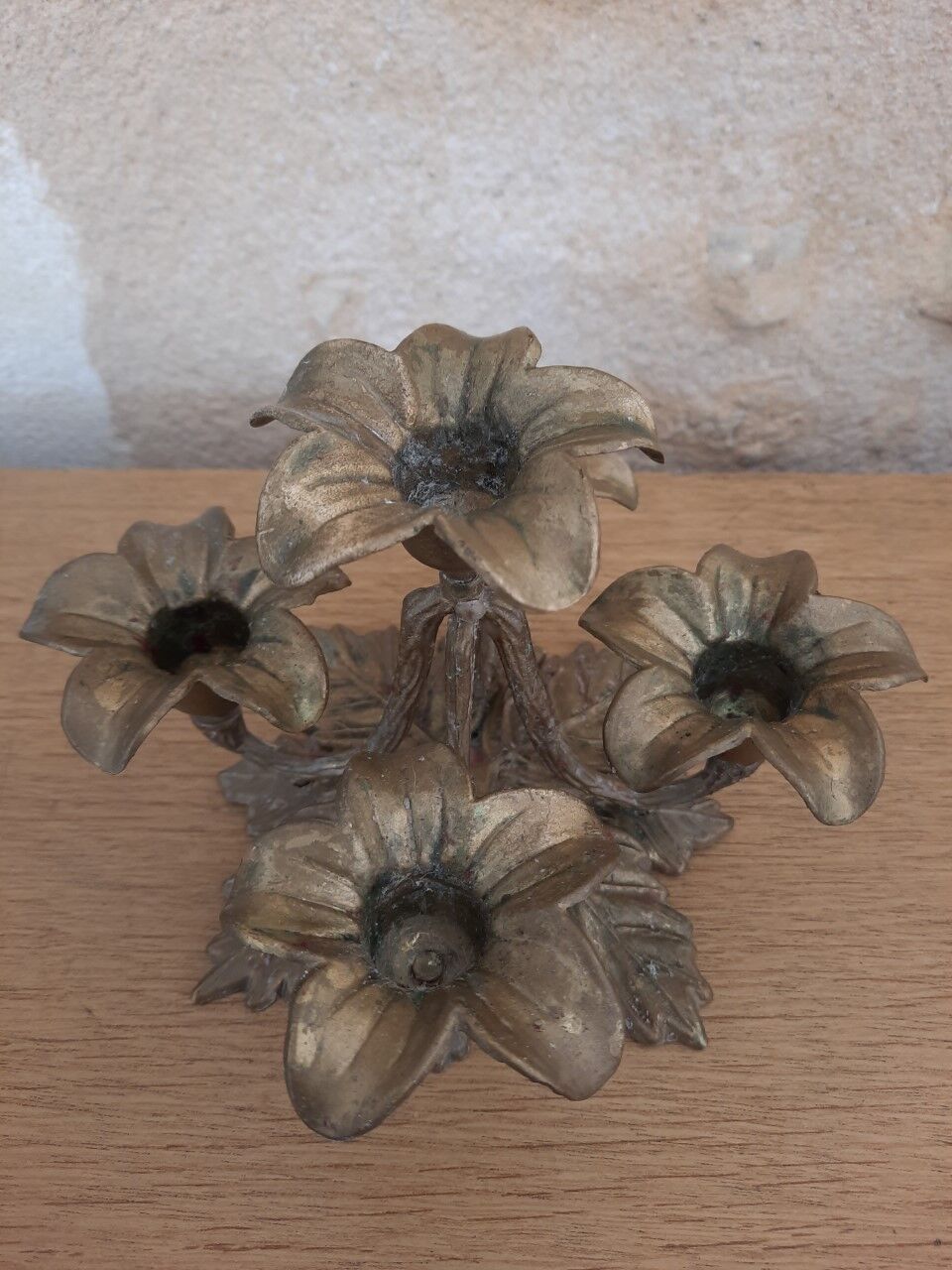 Antique candle holder