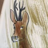 Large vintage ceramic dish