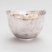 Eric Löfman Hammered sterling silver bowl MGAB, Uppsala 1986 Stamped