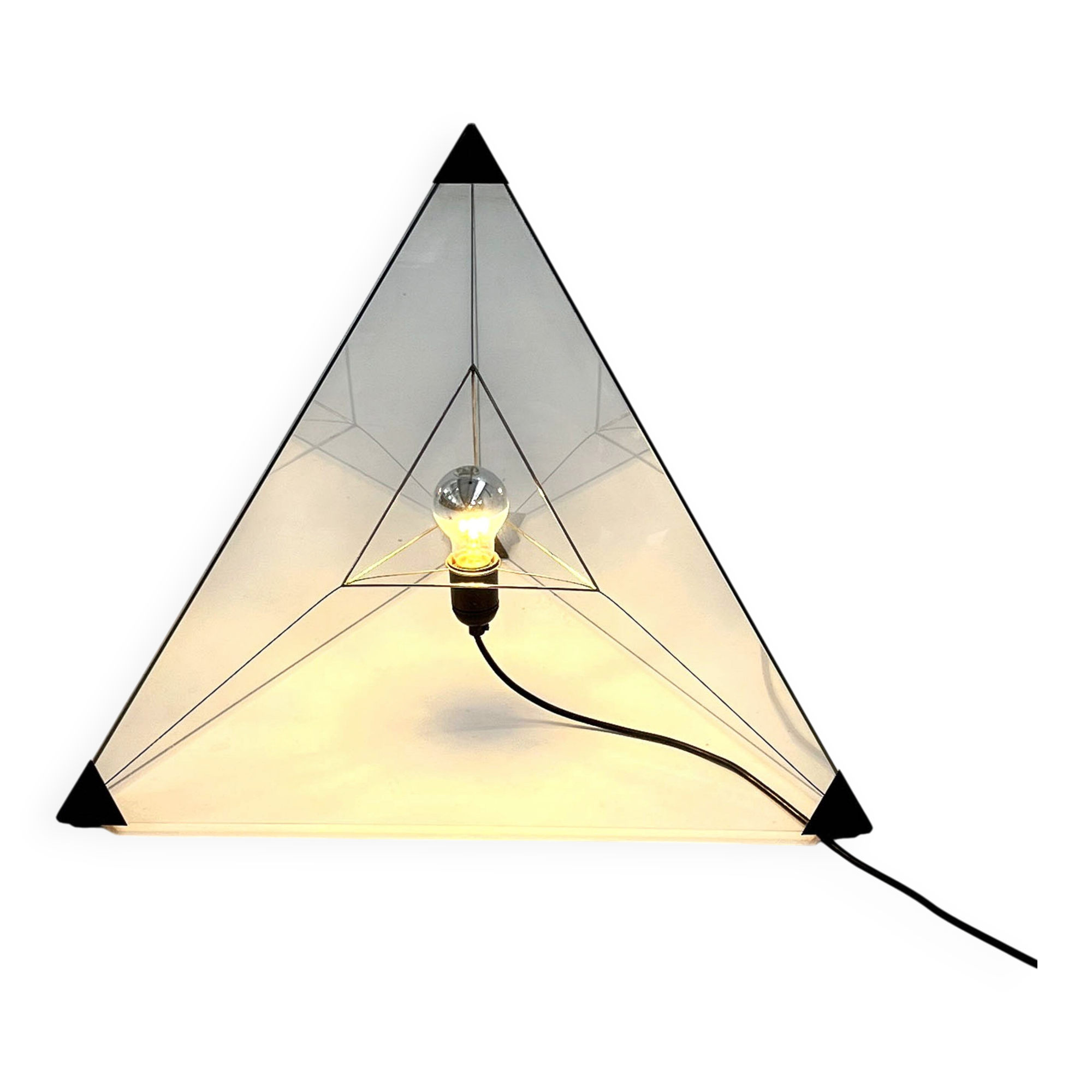 Tetrahedron Lamp by F. Van Nieuwenborg & M. Wegman for Indoor, 1979