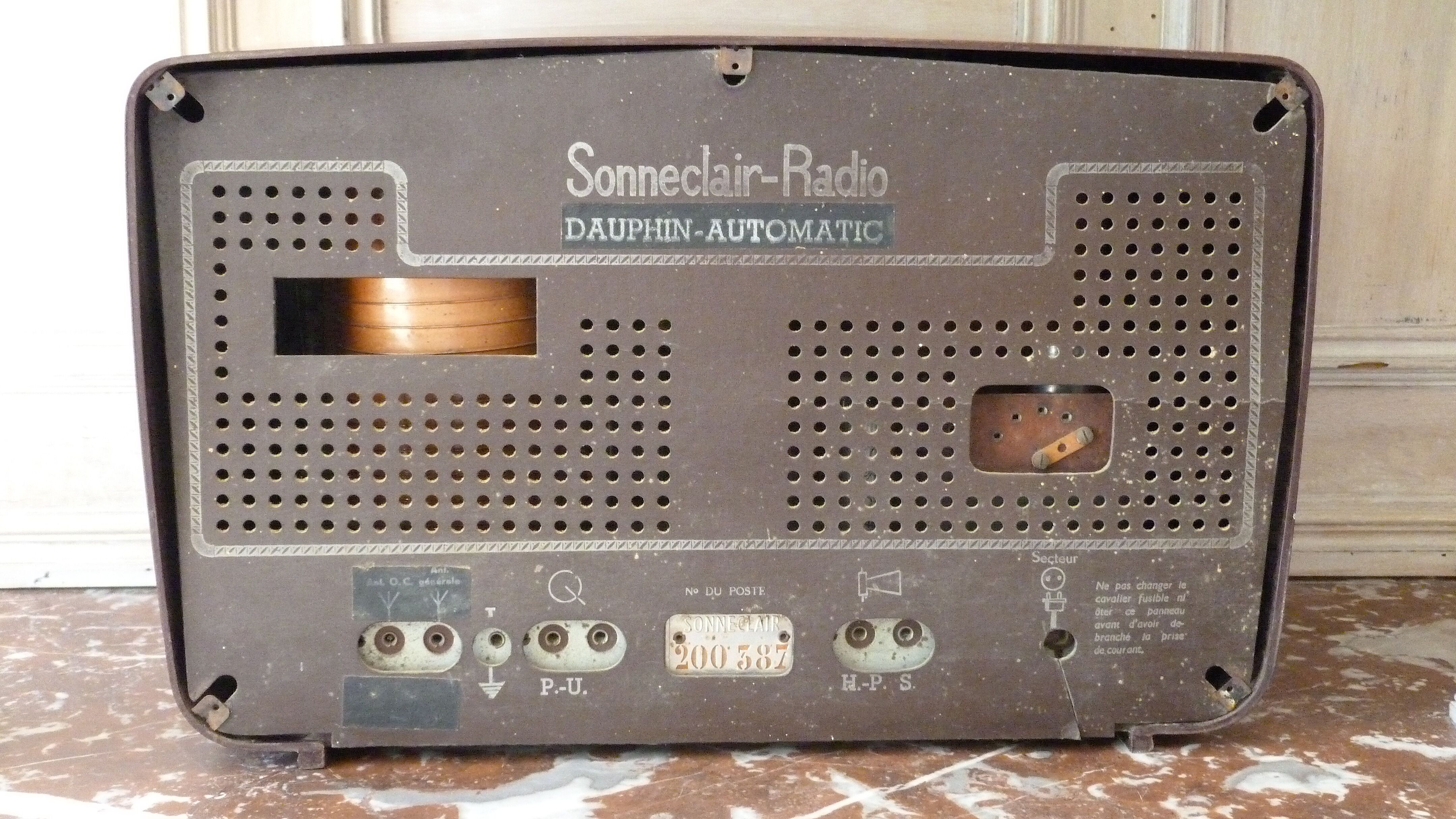 Tsf radio station old Sonneclair
