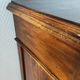 Pair of early 20th century Italian bedside tables in walnut