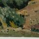 OIL ON CARDBOARD BY JEAN DENIS MALCLES LANDSCAPE 1933