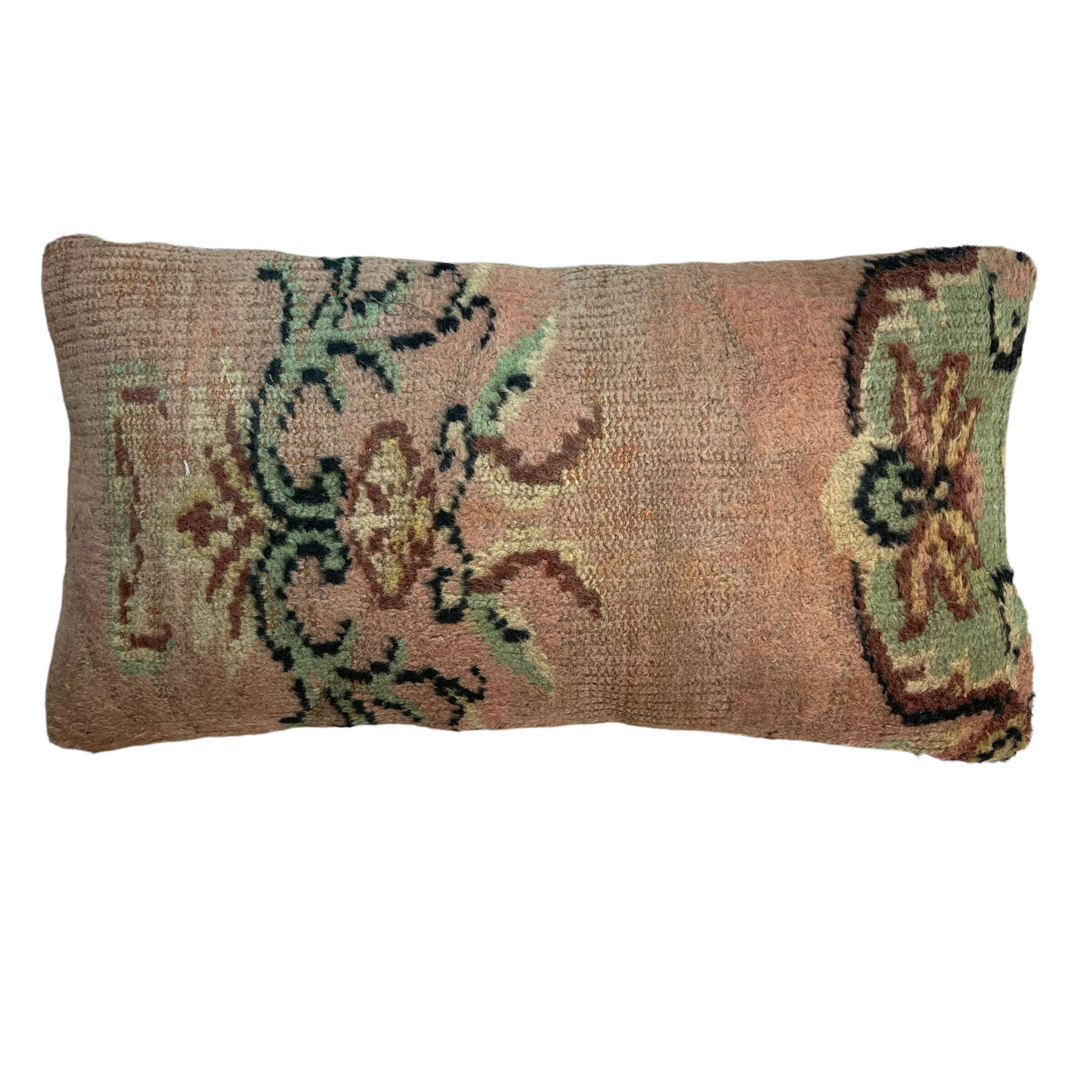 Vintage turkish handmade cushion cover, 30 x 60 cm