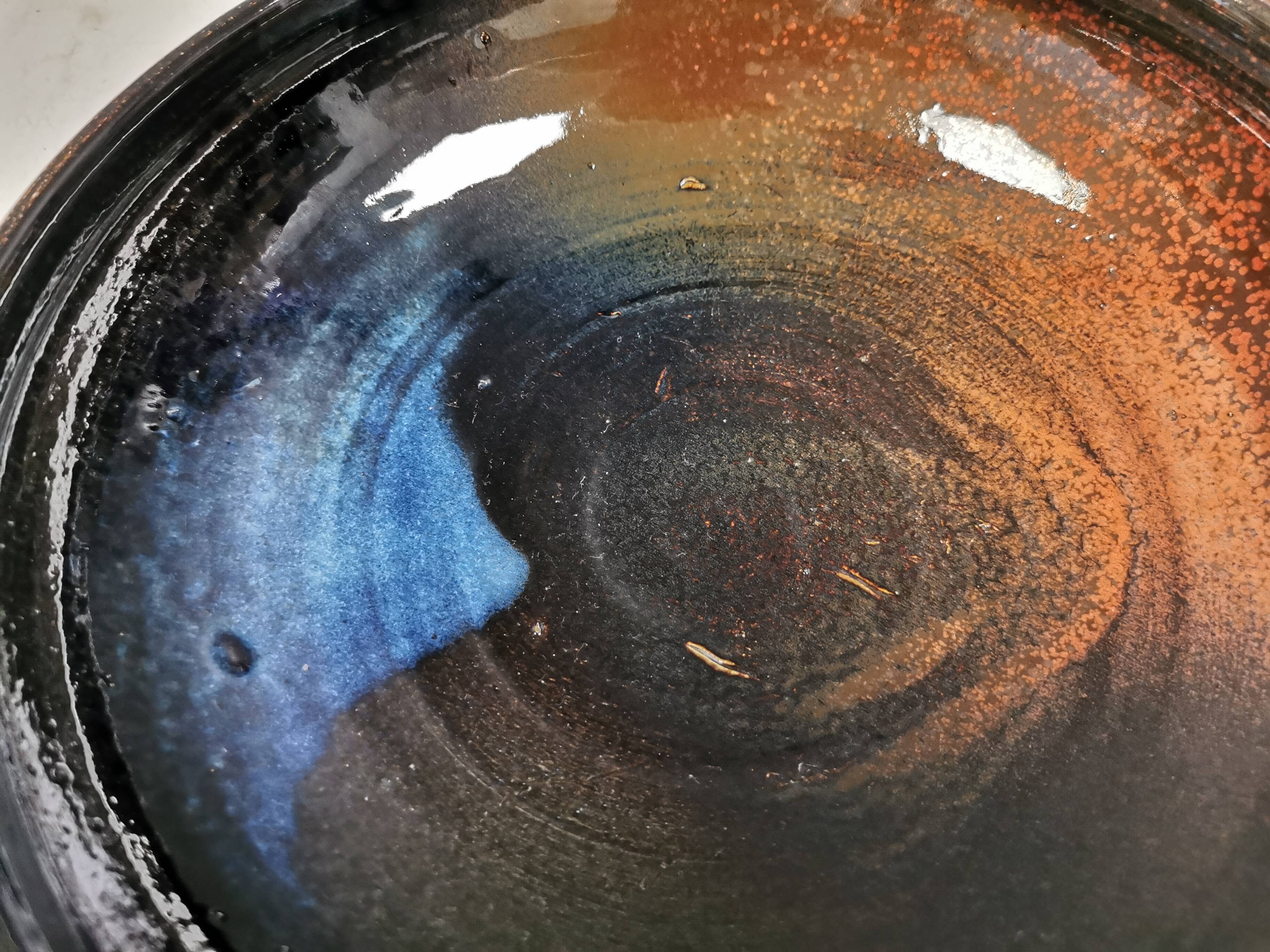 Large and beautiful bowl, made by Poul Hern Denmark 1980s.