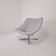 Restored Artifort Oyster Lounge Chair With Cross Base by Pierre Paulin, 60'