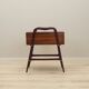 Walnut sewing table, Italian design, 1970s, production: Italy