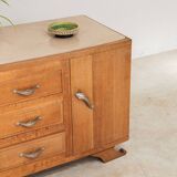 Oak and marble sideboard, 1950