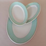 Plat ovale et raviers "Meudon" K&G Lunéville