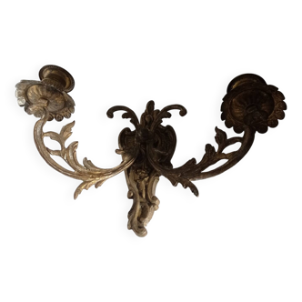 Applique bronze doré patiné