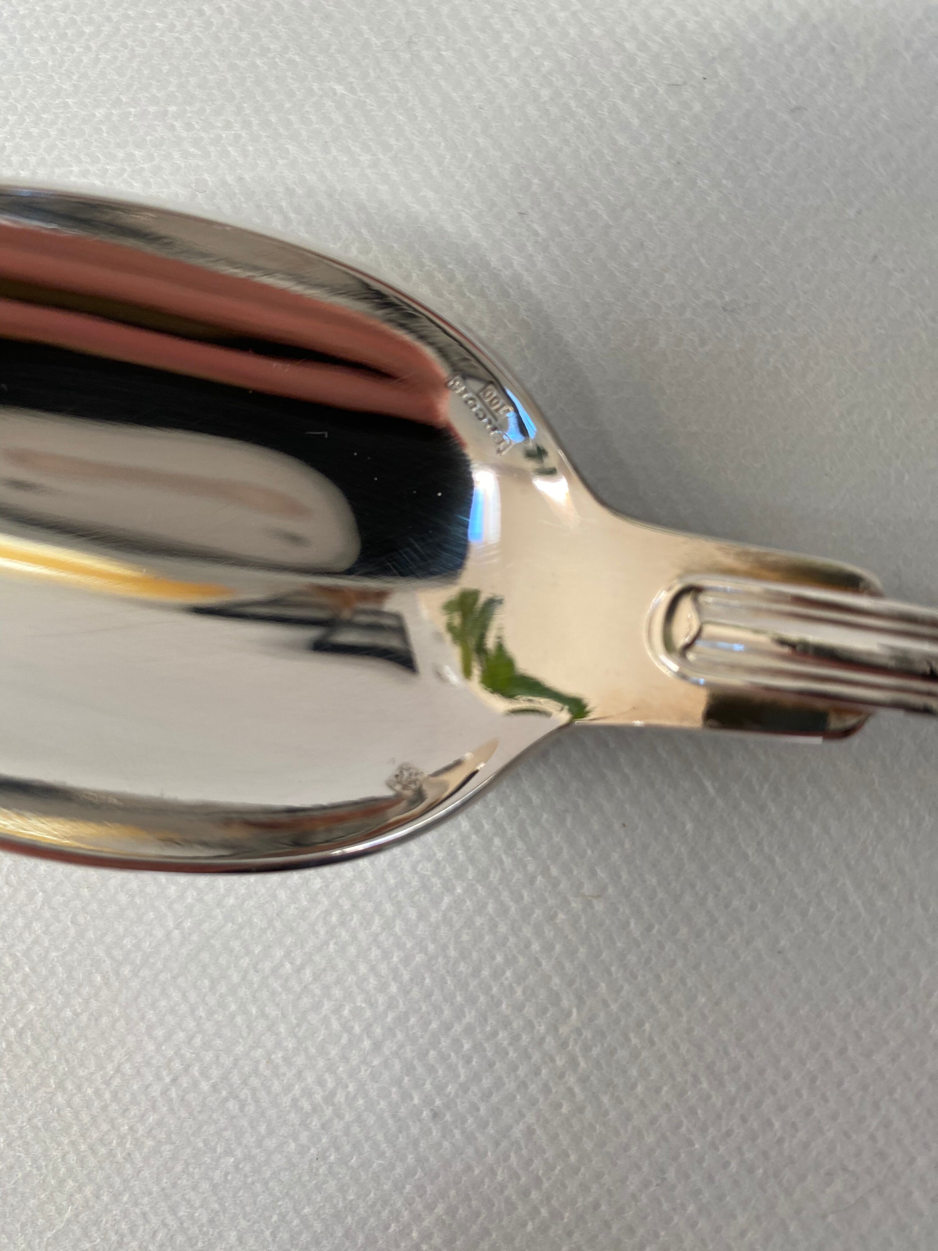 Ménagère Ercuis complete 6*4 silver metal cutlery