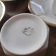 Limoges gilt porcelain coffee set — 6 cups