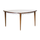 1950s triangular vintage coffee table