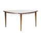 1950s triangular vintage coffee table