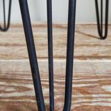 Hairpin leg side table